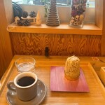 ミッツ - モンブランセット 1260円