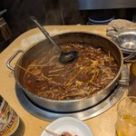 水谷 本店 - どて煮の鍋