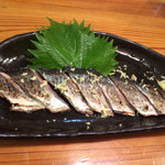 立呑み 風神 - 秋刀魚の炙り