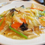 浜木綿 - セットの「中華飯」の反対側
