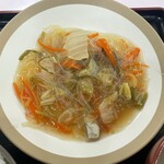 辛酉会食堂 - タラと春雨の中華あんかけ煮