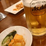 まんぷく苑 - ビールとキムチ