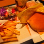 マクドナルド - チーズバーガーセット：350円　※クーポン利用