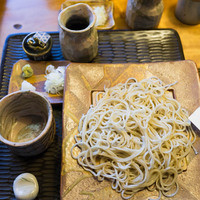 九つ井 本店 - 天ざるそば かき揚げ