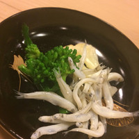 うを徳 - 琵琶湖氷魚、山口カリフラワーと花ブロッコリー