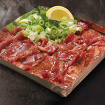 錦わらい - 九条ねぎと塩牛たん焼き