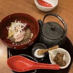 やまと庵 - 焼き茶粥750円