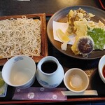 深大寺そば「きよし」 - 舞茸天せいろ