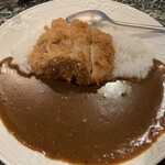 ケーツーカレーハウス - サラダセット（ポークカツカレー） ¥650