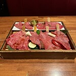 代官山 焼肉かねこ - 店主のお任せ盛り