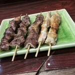 福徳 - トリ,タン,ハツ(¥400)