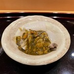 小笹寿し - 鮑肝醤油和え