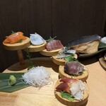 彩屋 札幌駅前店 - 【豪華階段お刺身6種盛り合わせ】