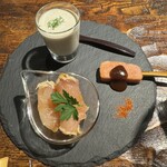 鉄板焼 炭焼 さいとう - 前菜3種