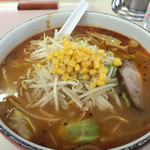 Dosanko - 味噌ラーメン辛口大盛 ¥800