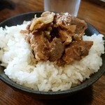 らーめん 次男坊 - 豚めし150円