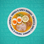 本丸亭 - 辛口ラーメン　920円