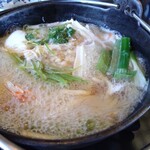 中佐中店  - 料理写真:ボリューミーな蟹鍋❗️