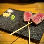 和牛と串焼き 裏天神のれん - 