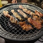 赤辛 小山店 - 鹽味雞脖肉、赤色牛腹肉