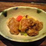 串まる - 鶏肉の甘辛煮