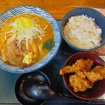 麺屋 マルヨシ - 蟹味噌ラーメン＋Aセット