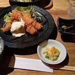 奈綸の店 - 日替わり定食(海老フライ、チキン南蛮 1,000円)