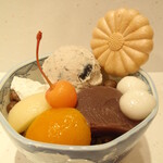 菊丸 - 料理写真:丹波黒豆あんみつ　￥880