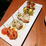 バル デ オピンチョ - 5種のビンチョス盛り合わせ(2人前)