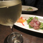 Italian Kitchen BUONO - グラスの白ワイン飲みやすくて美味しい【2014年10月夜】