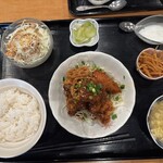 麗縁 - 油淋鶏定食