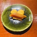 浮田町いま - クワイ(すりおろして揚げた物)のカラスミかけ、カラスミ