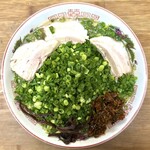竹兆ラーメン - 料理写真:・ねぎバカラーメン 1,300円/税込
・激辛高菜 350円/税込