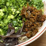 竹兆ラーメン - ・ねぎバカラーメン 1,300円/税込
・激辛高菜 350円/税込