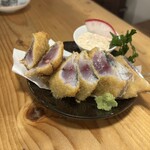 居酒屋 おちゃ腕 - アジフライ10秒揚げ