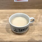 1ポンドのステーキハンバーグ タケル - 牛骨スープ