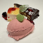 びいどろ - ルビーチョコレートのアイス贅沢〜❣️