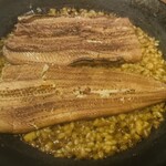 上六ワイン - 穴子のパエリア