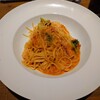今日和 - 海老とブロッコリー、ベーコンのトマトクリームソース