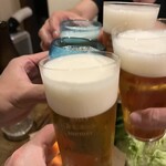 しゃぶしゃぶと島豚料理 みなみ - 乾杯