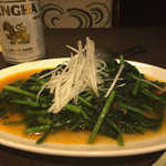 Bai toong - 青菜炒めピリ辛味