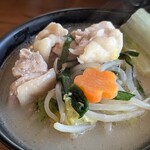 kaisembisutoroandobiagadenuohiro Honatsugi Ten - 濃厚鶏白湯鍋