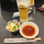餃子 山女 - お通し