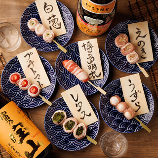 野菜巻き串！ヘルシーなのに食べ応え抜群の博多名物