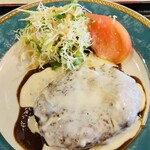 矢嶋食堂 - スイスハンバーグ
