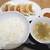 横浜とんとん - 料理写真:餃子と半ライス