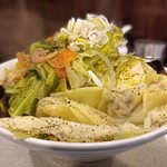 麺処 まるよし商店 - 背脂しょうゆタンメン（1150円）