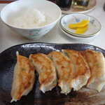 ラーメン めん丸 - 2025年9月21日　ぎょうざセット
