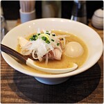 つくばらーめん 鬼者語 - 鶏と水（濃厚）味玉付 1050円