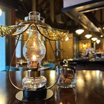 CAFE & BAR LAMP AND BELL - オイルランプと店内
